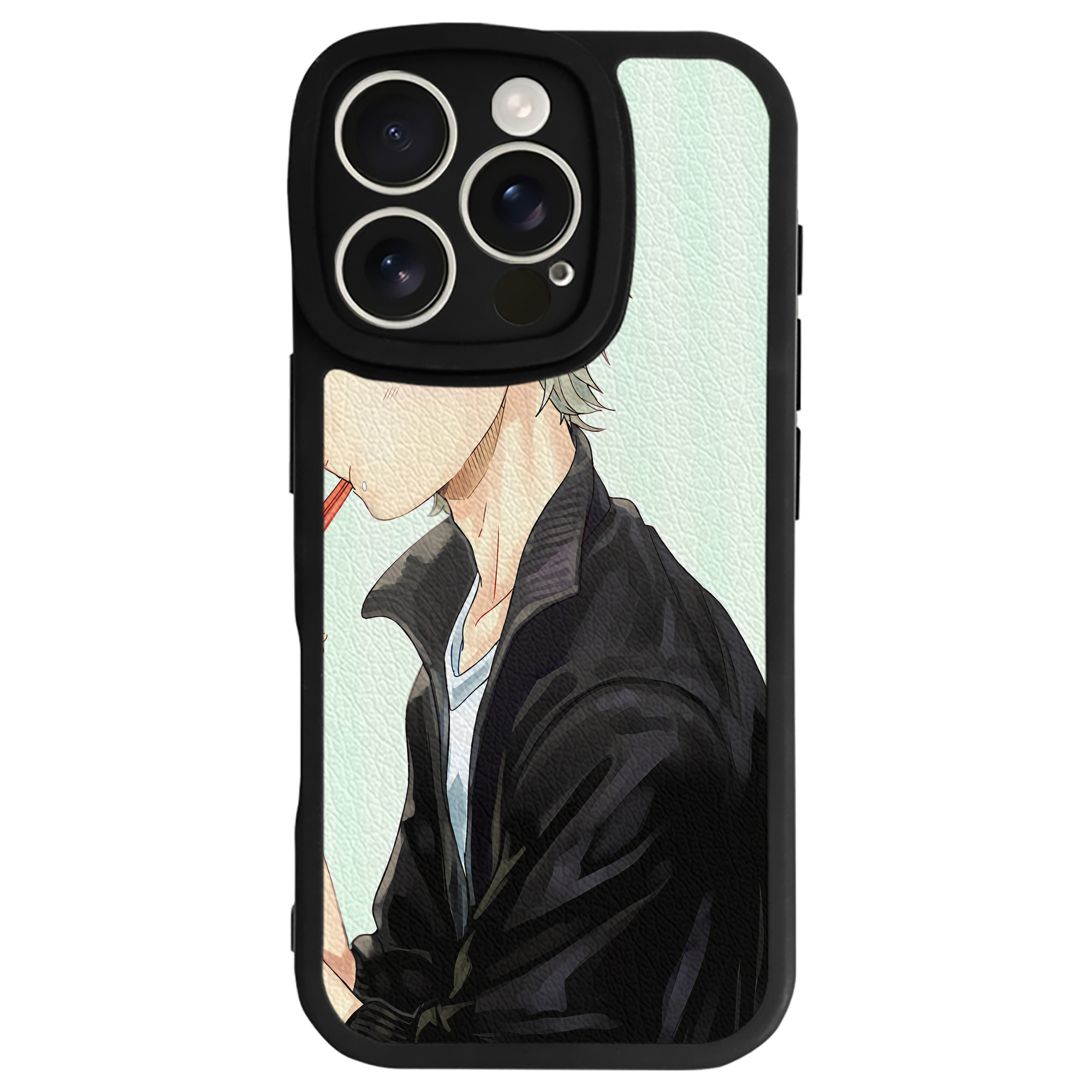 （画像用） ハイキュー!! Haikyu!! 【iPhone 16シリーズ対応】シリコンスマホケース（レザー調） 材質：シリコン